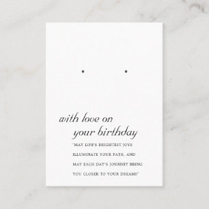 CARTÃO DE LUGAR PLACA DE EXIBIÇÃO DE ANIVERSÁRIO BRANCO PRETO PARA