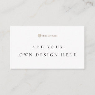 Cartão De Lugar Placa de local plano 2x3,5 pol