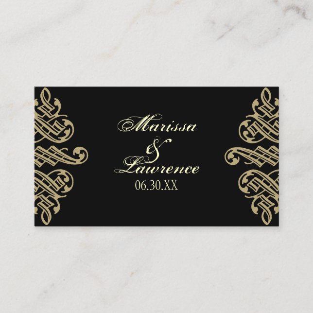 Cartão De Lugar Placas de Mesa de Ornamento para Impressoras Vinta (Frente)