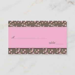 Cartão De Lugar Placecards de Cherry Blossoms