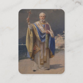 Cartão De Lugar Rua BISHOP. NICHOLAS DE MYRA RELIGIOSA