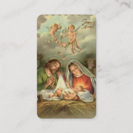 Cartão De Lugar Rua de Jesus de Natal Religioso. Joseph Mary Praye