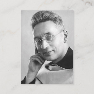 Cartão De Lugar Santo Abençoado Titus Brandsma Oração Católica Pri