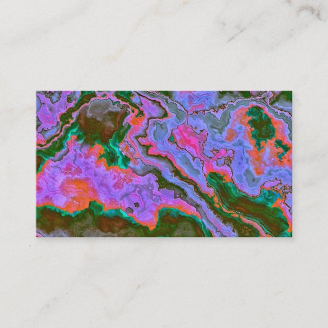 Cartão De Lugar Sour Marble (Frente)