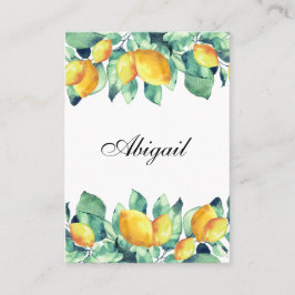 Cartão De Lugar Toscana elegante Wedding Weis verde Platzkarte