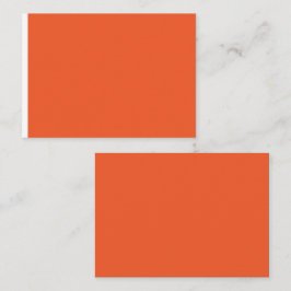 Cartão De Lugar um fundo laranja com um