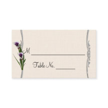 Western Calla Lily Posh Placas De Casamento