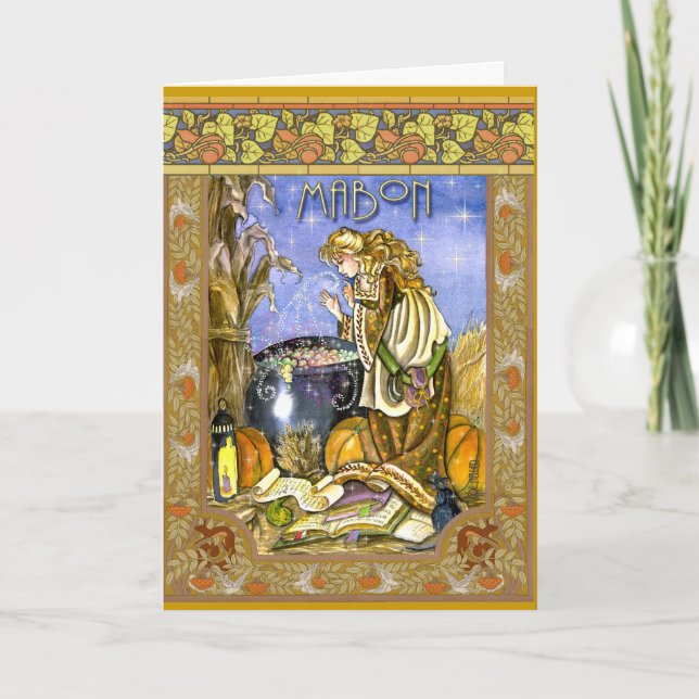 Cartão de Mabon (Frente)