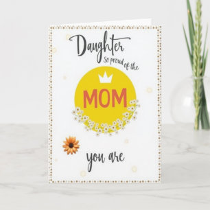Cartão de Mãe das Filhas Florais