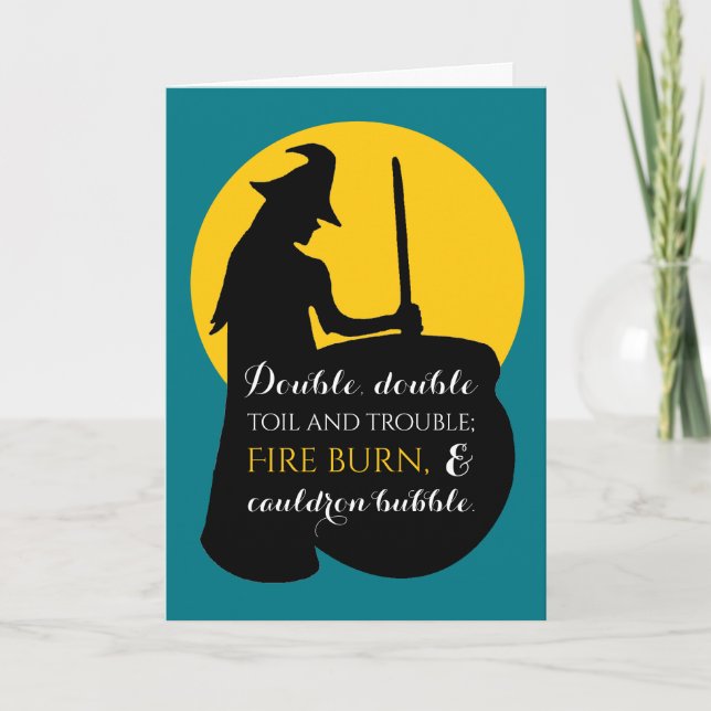 Cartão de Magia de Feitiçaria e Lua (Frente)