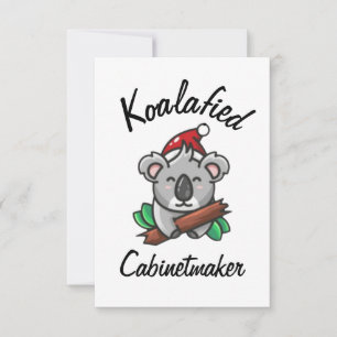 Cartão de Marceneiro Koalafied