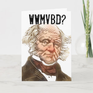Cartão de Martin Van Buren