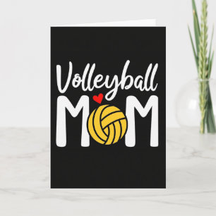 Cartão de Melhor Mãe de Volei de Todos os Tempos