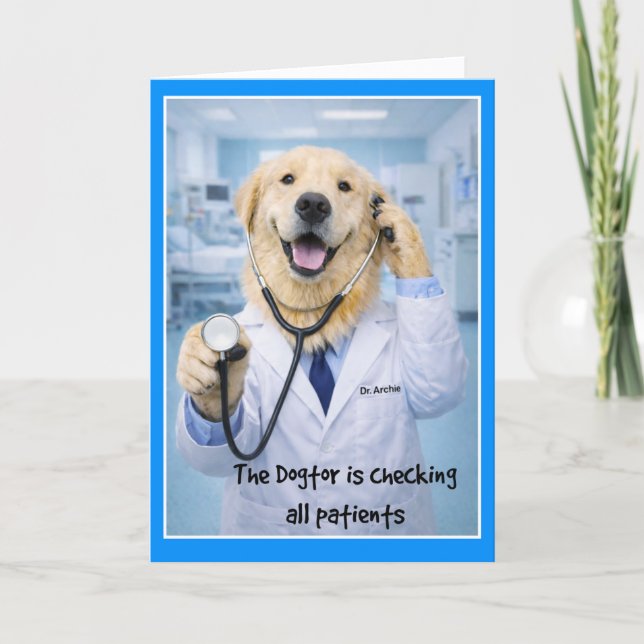 Cartão de Melhoras do Dogtor ST-3 (Frente)