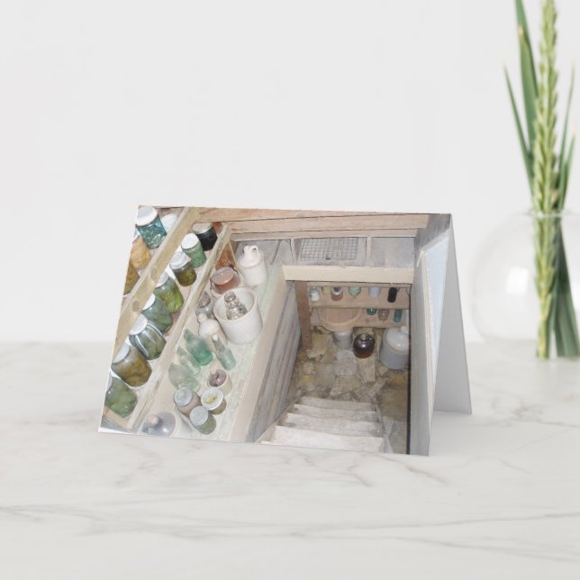 Cartão de Melhoras “Harris House Cellar” (Frente)