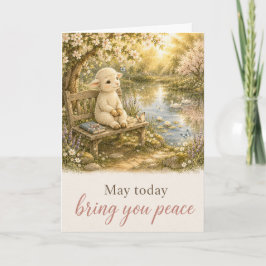 Cartão de Melhoras May Today Bring You Peace