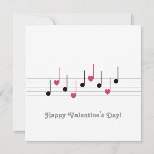 Cartão de Melodia do Amor (Fusão) Personalizável