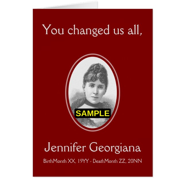 Cartão de memória básico e personalizado (Frente)