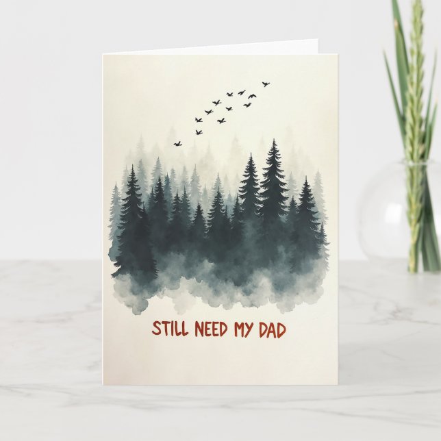 Cartão de Memória Misty Forest Dads (Frente)