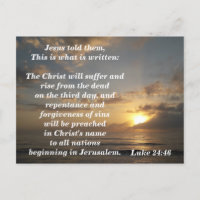 Cartão de Memorização de Versículo Bíblico Lucas 2