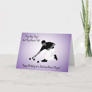 Cartão de Menino Boccia