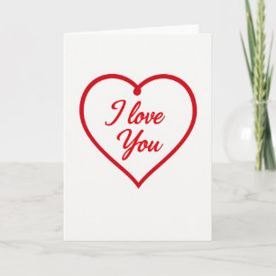 Cartão de Mensagem de Amor Sincero