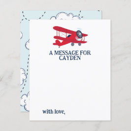 Cartão de Mensagem de Cápsula de Aniversário do Av