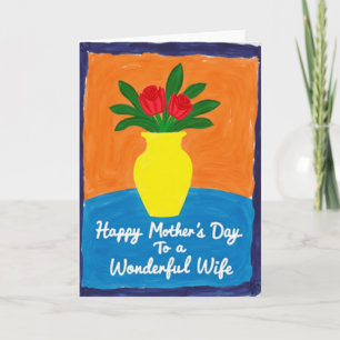 Cartão de Mensagem do Dia das Mães Ensolarado