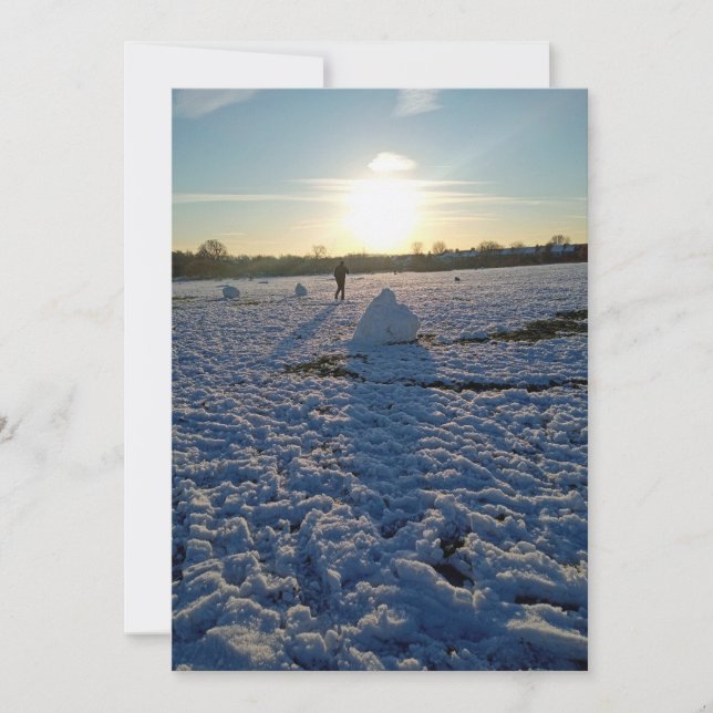 Cartão de mensagem Feriados (Frente)