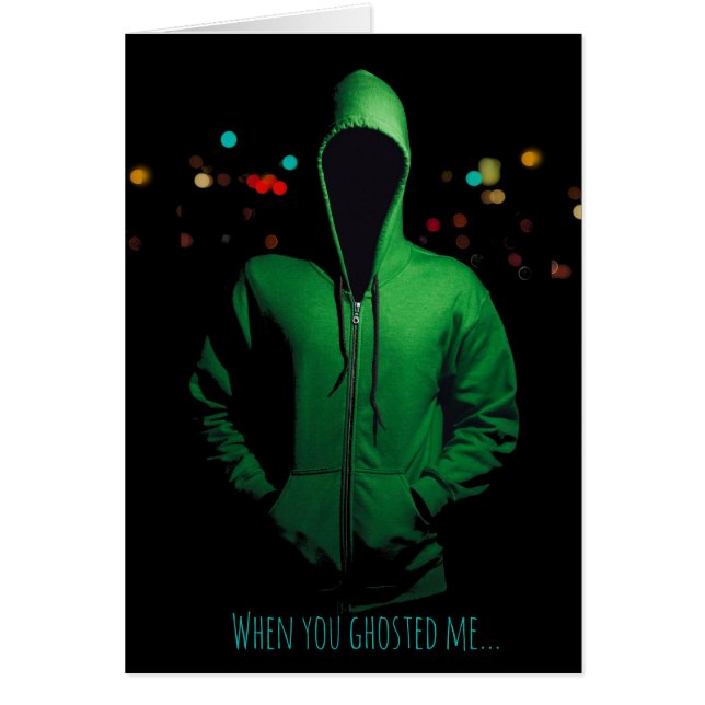 Cartão de Mensagem Personalizado de Pushback de Ho (Frente)