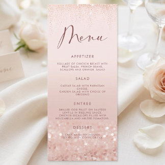 Cartão de Menu de Festa de Aniversário de 21 anos