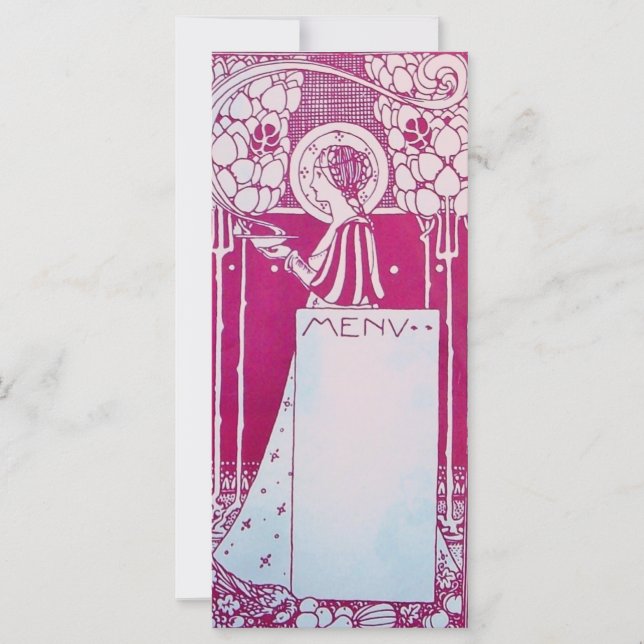 CARTÃO DE MENU DE RESTAURANTE L (Frente)