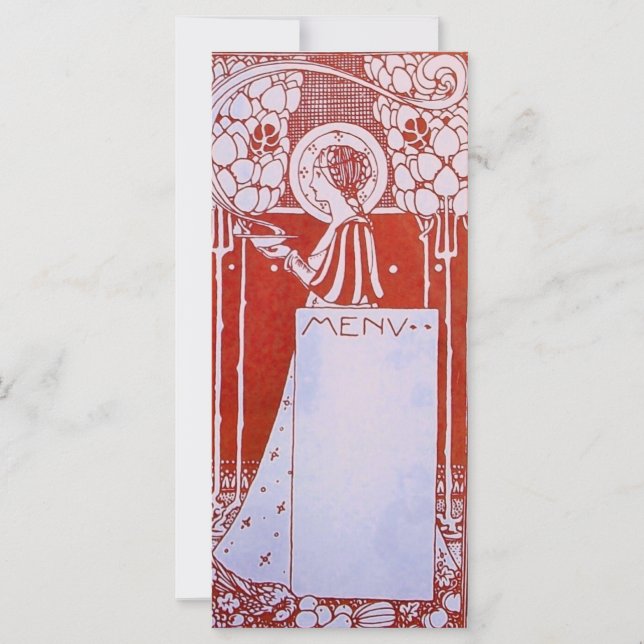 CARTÃO DE MENU DE RESTAURANTE L (Frente)