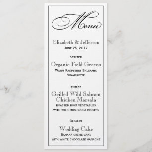 Cartão de Menu Elegante Fé Esperança e Amor