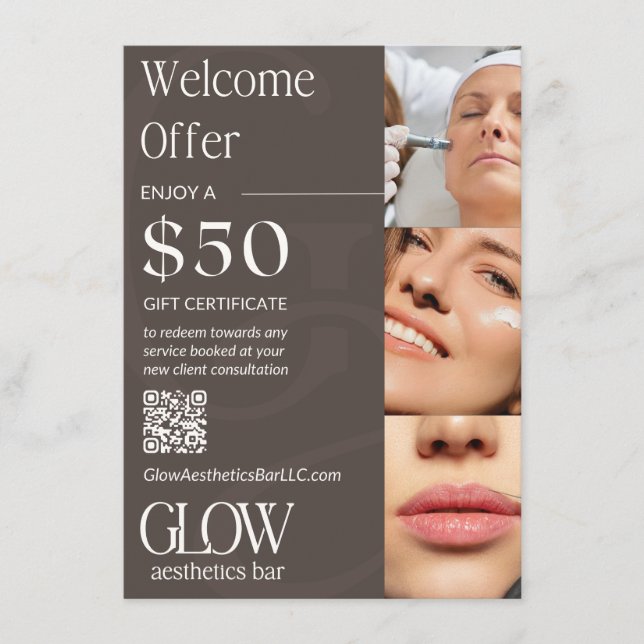 Cartão de Menu Plano 11,4 cm x 15,9 cm (Frente)