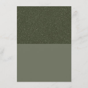 Cartão de Menu Verde Musgo Top Ruído – Personalizá