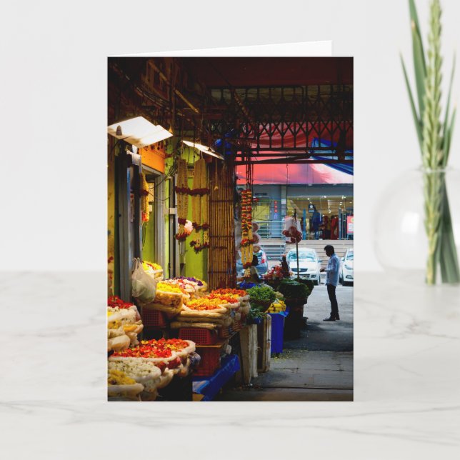 Cartão de Mercado de Flor Externo (Frente)