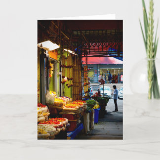 Cartão de Mercado de Flor Externo