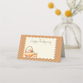 Cartão De Mesa Ação de Graças