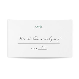 Cartão De Mesa Adelaide Wedding Watercolor Eucalyptus