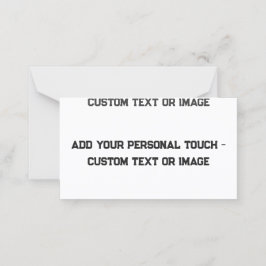 Cartão De Mesa Adicionar seu toque pessoal - presentes personaliz