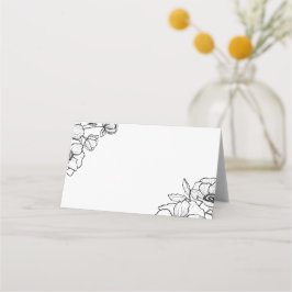 Cartão De Mesa Anemone Buquê Wedding