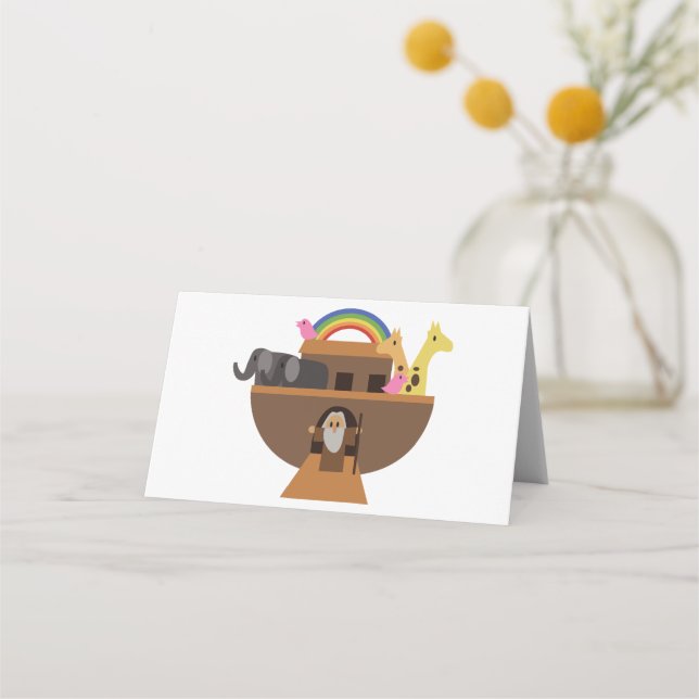 Cartão De Mesa Arca de Noah (Frente)