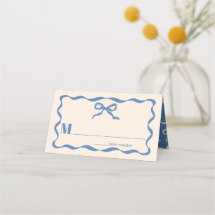 Cartão De Mesa Arco Coquette Retro Wedding