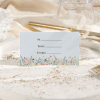 Árvore de Casamento Azul Simples de Flor Selvagem