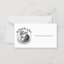 Até a morte nos separamos de noivo gótico.