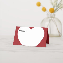 Cartão De Mesa Até a morte nos separe de Skeleton, vermelho