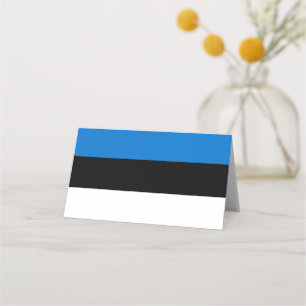 Cartão De Mesa Bandeira da Estônia