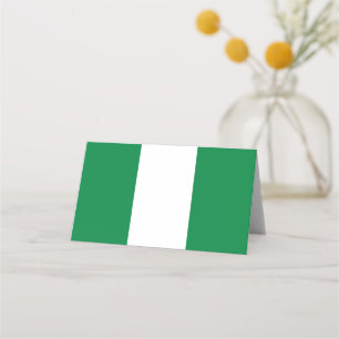 Cartão De Mesa Bandeira da Nigéria