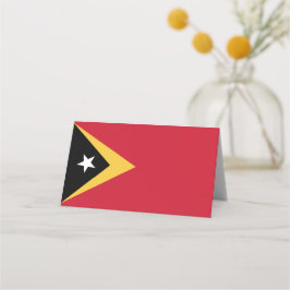 Cartão De Mesa bandeira de Timor Leste